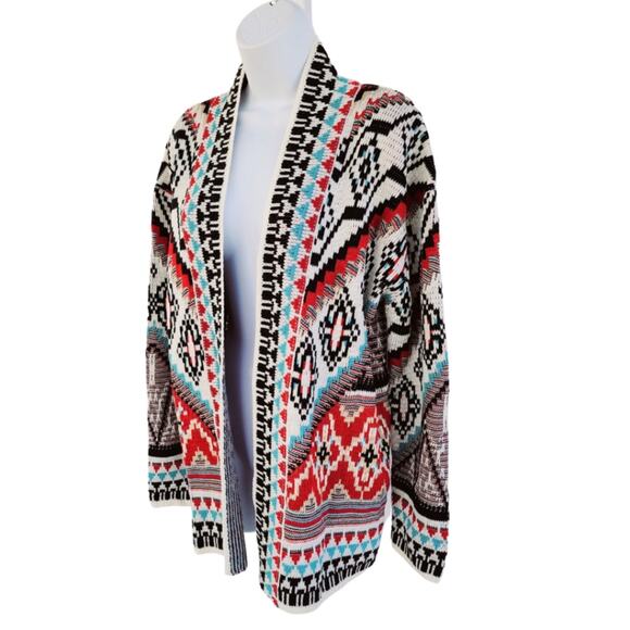 Coco & Carmen Aztec Nomad Blanket Cardigan SM/M NWT Southwestern Boho - Picture 1 of 8
